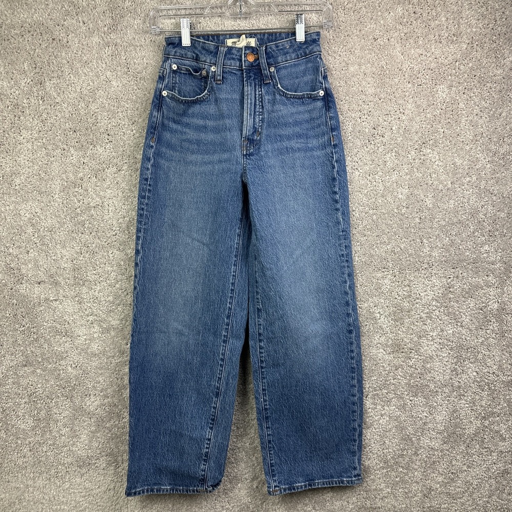 Madewell High-Rise Wide-Leg Blue Jeans